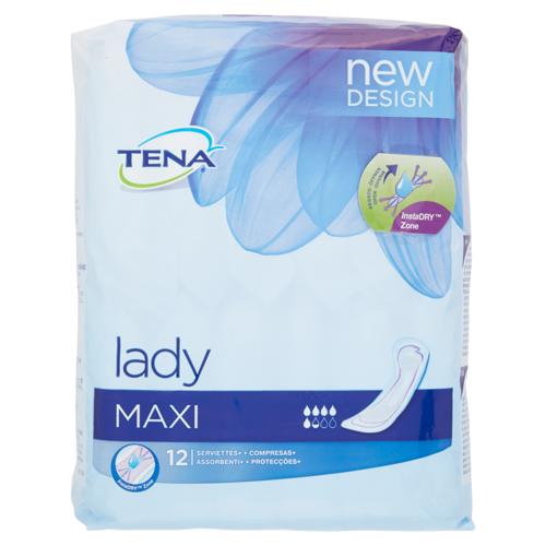 TENA LADY MAXI INSTA DRY X12