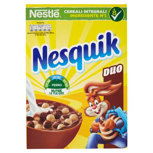 NESQUIK Duo Palline con cereali integrali, cacao e cioccolato bianco 325 g