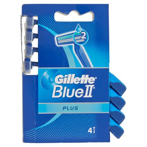 Gillette Blue II Plus Rasoio da Uomo Usa e Getta - 4 rasoi