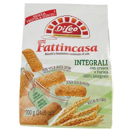 BISCOTTI DILEO 500G INTEGRALE CRUSCA