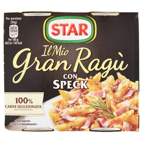 GRAN RAGU' STAR 180GX2 SPECK 100% ITALIA