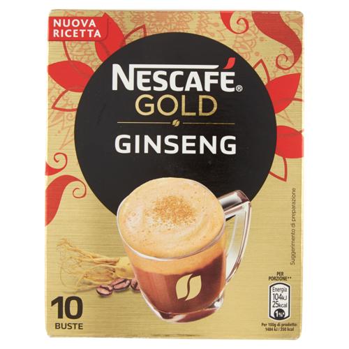 NESCAFÉ Gold Ginseng Preparato solubile per caffè al ginseng astuccio 10 bustine 70g