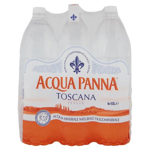 ACQUA PANNA, Acqua Minerale Oligominerale Naturale, 1,5 l x 6