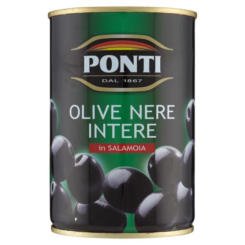 OLIVE NERE PONTI 400G INTERE