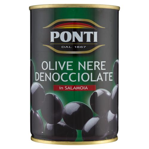 OLIVE NERE PONTI 400G DENOCCIOLATE