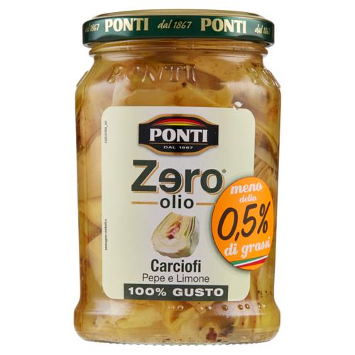 CARCIOFI ZERO OLIO PONTI 300G PEPE&LIM.