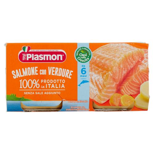 OMOG.PLASMON 80GX2 SALMONE/VERDURE