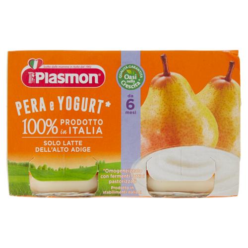 OMOG. PLASMON 120GX2 YOGURT PERA