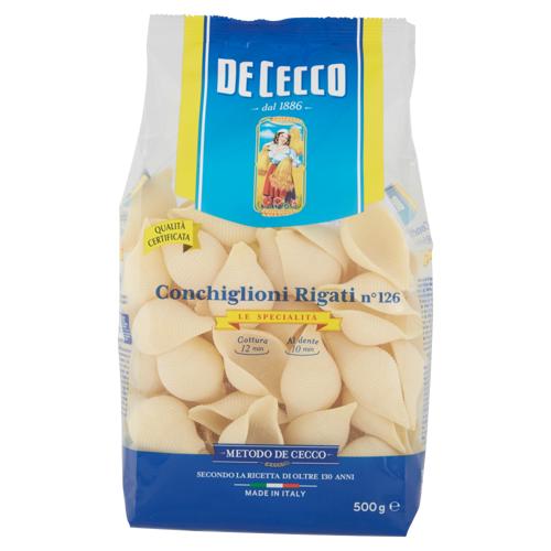 CONCHIGLIONI RIGATI 126 DE CECCO 500G