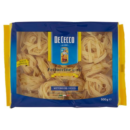 FETTUCCINE 233 DE CECCO 500G NIDI