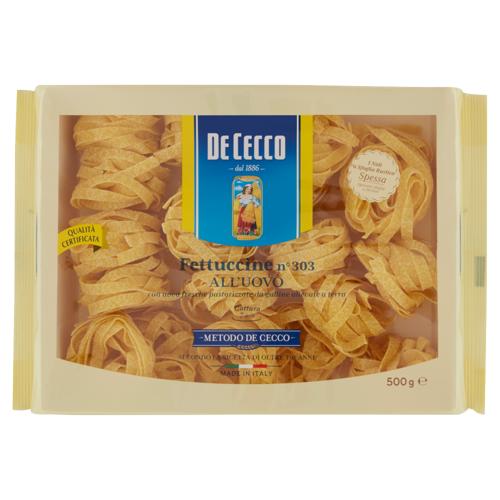 FETTUCCINE UOVO DE CECCO 500G