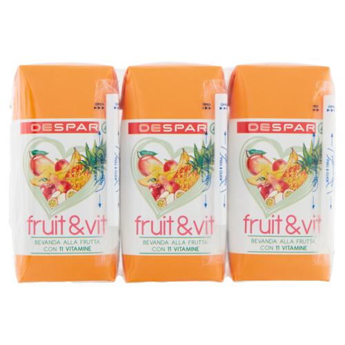 BEVANDA DESPAR 200ML X3 FRUIT&VIT 11 VIT