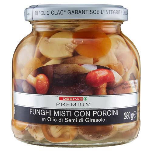 FUNGHI MISTI E PORCINI PREMIUM 280G