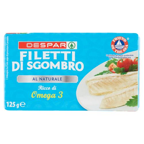 FILETTO DI SGOMBRO DESPAR 125G NATURALE