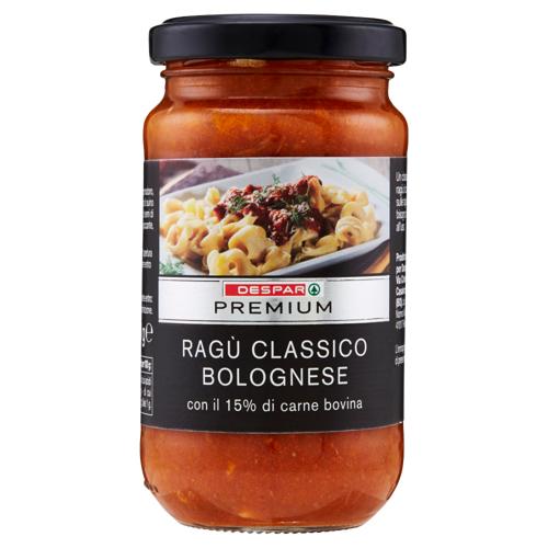 RAGU' ALLA BOLOGNESE PREMIUM 190G