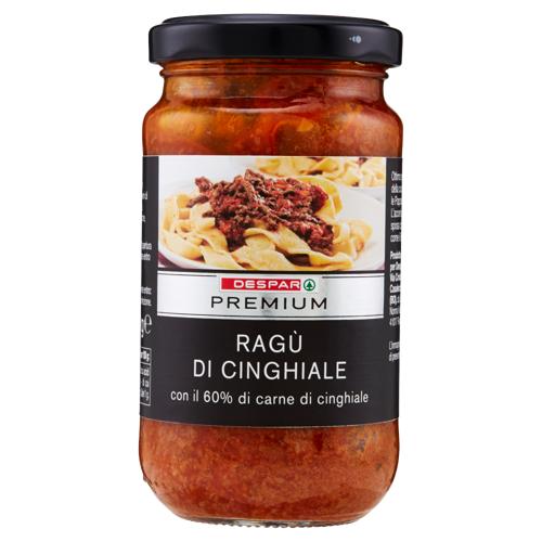 RAGU' DI CINGHIALE PREMIUM 190G