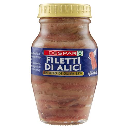 FILETTI DI ALICI DISTESE DESPAR 156G