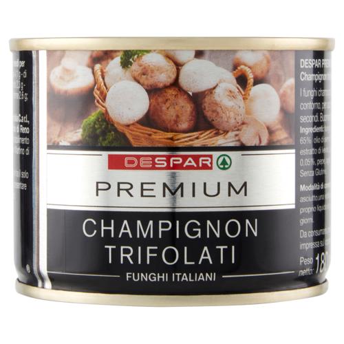 FUNGHI CHAMPIGNON PREMIUM 180G TRIFOLATI