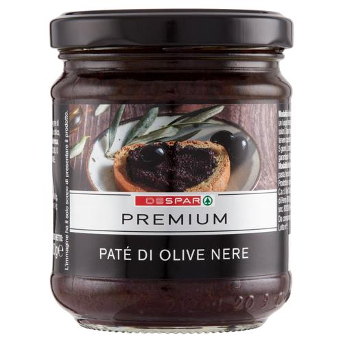 PATE' DI OLIVE NERE PREMIUM 180G