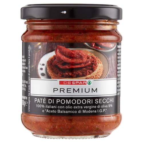 PATE' DI POMODORI SECCHI PREMIUM 180G