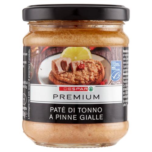 PATE' DI TONNO PINNE GIALLE PREMIUM 180G