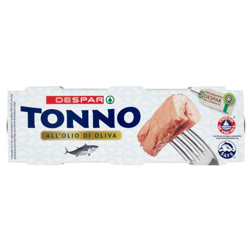 TONNO IN OLIO D'OLIVA DESPAR 70GX3