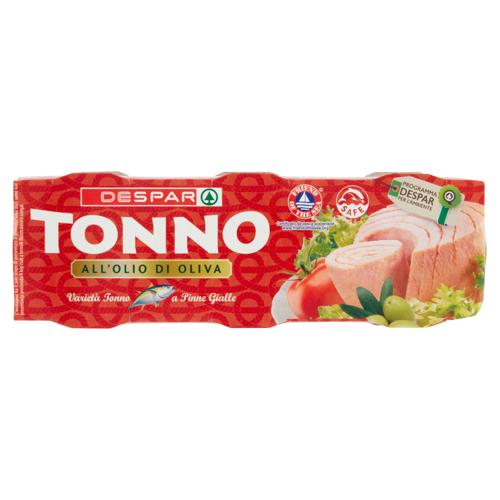 TONNO O.O. DESPAR 80GX3 PINNE GIALLE