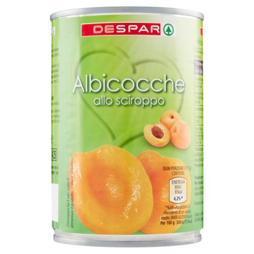 ALBICOCCHE SCIROPPATE DESPAR 420G