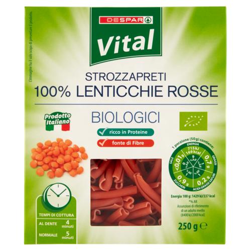 STROZZAPRETI LENTIC.ROSSE BIO VITAL 250G