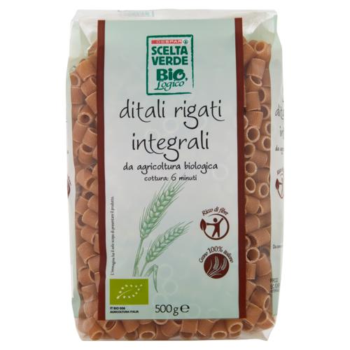 DITALI RIGATI BIO,LOGICO 500G INTEGRALI