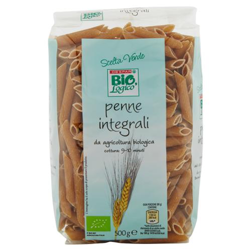 PENNE RIGATE BIO,LOGICO 500G INTEGRALI