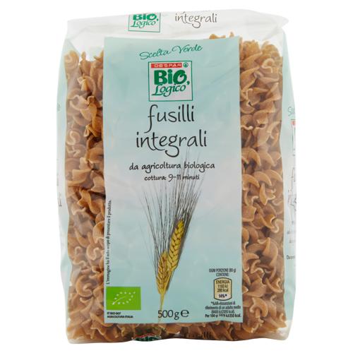 FUSILLI BIO,LOGICO 500G INTEGRALI