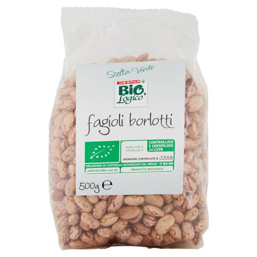 FAGIOLI BORLOTTI SCELTA VERDE 500g