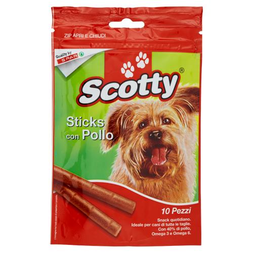 DENTAL STICKS 10PZ SCOTTY 90G POLLO