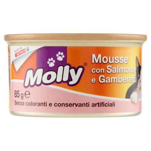 MOUSSE GATTO MOLLY 85G SALMONE/GAMBER.