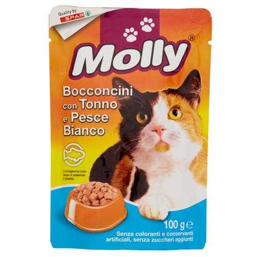 BOCCONCINI MOLLY 100G TONNO/PESCE BIANCO