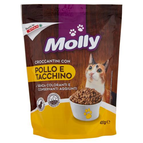 CROCCANT. GATTO MOLLY 400G POLLO TACCH.