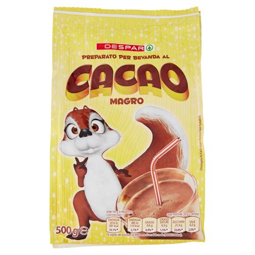 PREPARATO BEVANDA DESPAR 500G CACAO