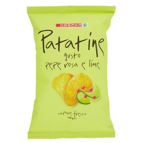 PATATINE DESPAR 150G LIME & PEPE ROSA