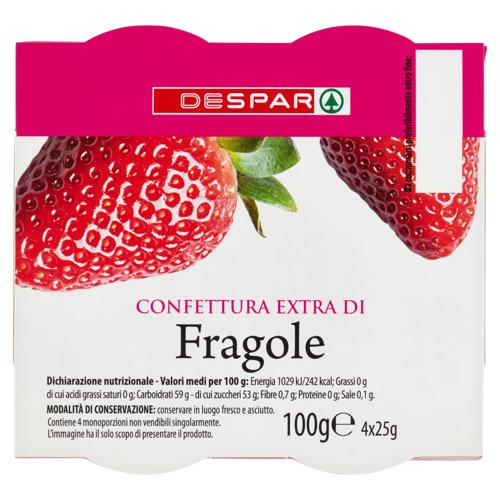 DESPAR CONFETTURA FRAGOLA  4X25GR POKER