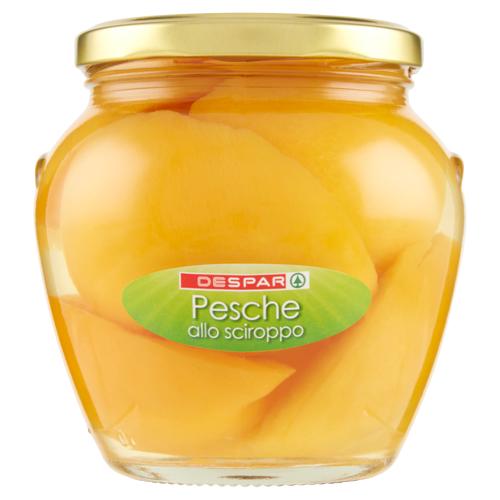 PESCHE SCIROPPATE DESPAR 570G VETRO