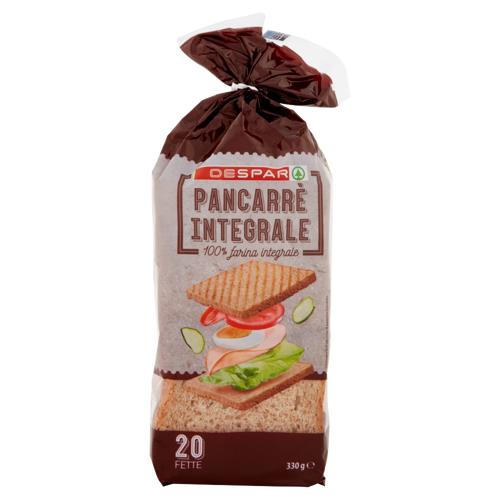 PAN CARRE' DESPAR 330G INTEGRALE