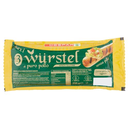 WURSTEL POLLO DESPAR 250G