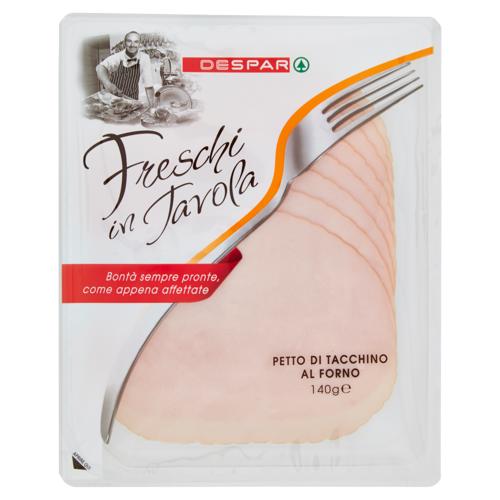 PETTO DI TACCHINO AFFETTATO DESPAR 120G