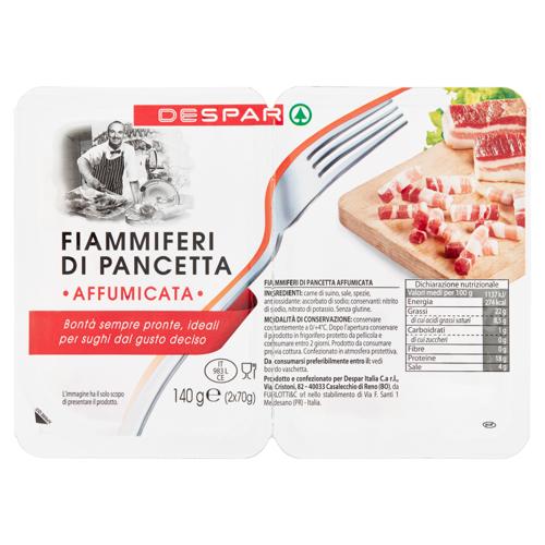 PANCETTA FIAMMIFERI AFF. DESPAR 70GX2