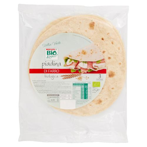 PIADINA FRESCA BIO DESPAR FARRO 3PZ 225G