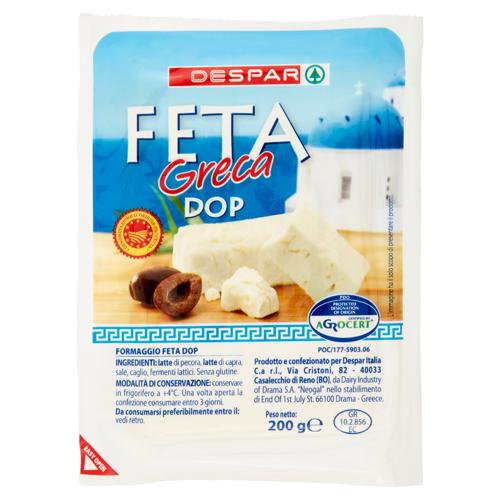 FORMAGGIO FETA GRECA DOP DESPAR 200G