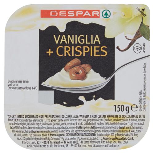 YOGURT MINIPASTO DESPAR 150G VAN/CIOCCO