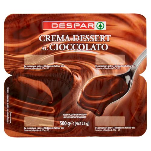 CREMA DESSERT DESPAR 125GX4 CIOCCOLATO