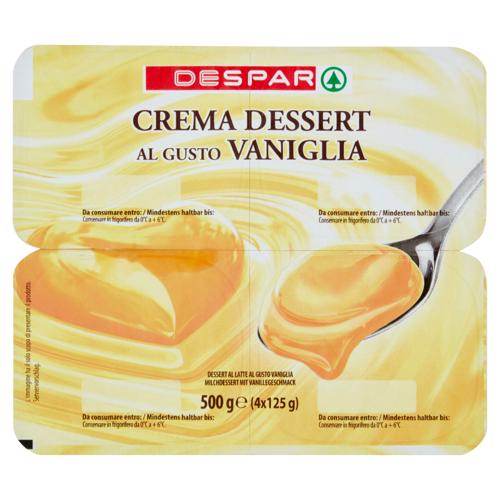 CREMA DESSERT DESPAR 125GX4 VANIGLIA